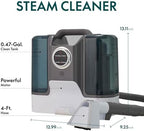 Small Car Seat Carpet Cleaner Machine for Home，Portable Hand Held Carpet Cleaner, Cars Steamer for Auto Detailing, Upholstery Furniture Steam Cleaners for Mattress Area Rugs Couch Sofas (Grey) - Image 2