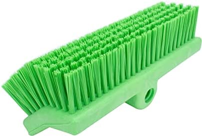 SPARTA 40423EC75 Plastic Floor Scrub Brush, Wall Brush, Equipment Brush With Nonabsorbent Bristles For Industrial Kitchens, Hospitals, Commercial Cleaning, 4 Inches, Lime - Image 3