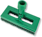 SPARTA 3638831EC09 Polyester Rectangle Scrub Brush, Floor Brush, Cleaning Brush With Swivel Head For Cleaning, 8 Inches, Green by SPARTA