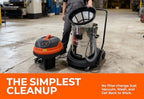 Industrial Wet/Dry Vacuum Cleaner | 2 Motors | 2000 Watt Power | 225 CFM | 21-Gallon Capacity JM773 - Image 6