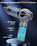 houscly Car Vacuum Cordless Mini Handhled 4-in-1 High Power Cleaner 25000Pa - Image 5