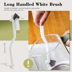 15Pcs Crevice Cleaning Brush Set Hard Bristle Scrub Brushes Tools Groove Gap Cleaning Brush for Housekeeping Bathroom Corners Window Track Kitchen Toilet Cup Faucet - Image 2