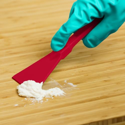 SPARTA 3" Plastic Handheld Scraper, Polypropylene, Red - Image 3
