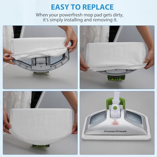 6 Pack Steam Mop Replacement Pads Washable for Bissell Powerfresh - Image 5
