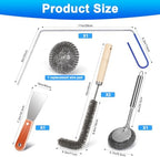 XANGNIER Large Commercial Fryer Cleaning Tools,6 Pcs - Image 6