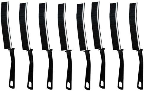 8 Pcs Hard Bristle Crevice Cleaning Brush,Gap Cleaning Brush,Grout Brush Gap Crevice Brush for Cleaning Narrow Spaces,Gap Cleaner Tool for Kitchen Sink Window Tracks Bathroom Corners by Unknown