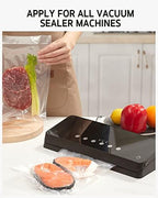 Syntus 100 Pcs Vacuum Sealer Bags for Food, Quart Size 8x12, BPA Free - Image 7