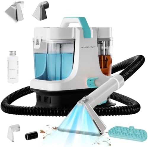 Starrybot Upholstery Cleaner Machine, 18Kpa Pet Stain Extractor(White blue) by Starrybot