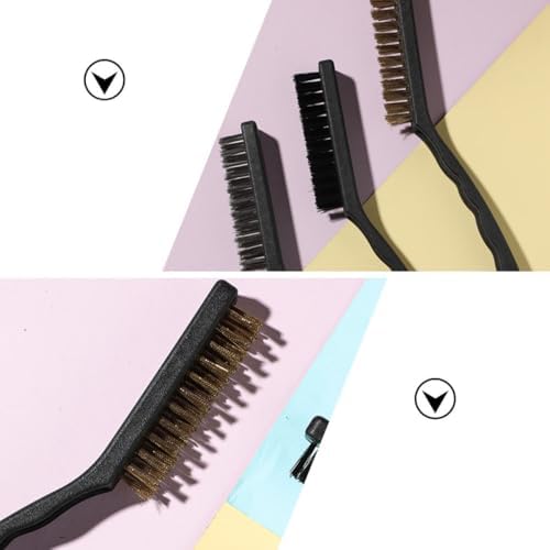 GALPADA Cooktop Cleaning Brush Set 3pcs Wire Brushes for Kitchen Range Hood and Stove Gap for Household Grease Removal and Tight Space Cleaning - Image 3
