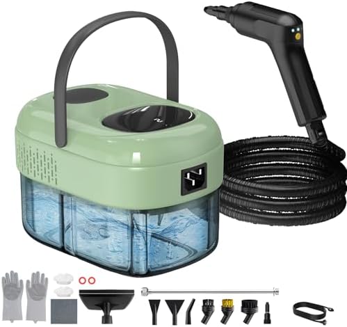 2500W Handheld Steam Cleaner for Home with 16 Accessories by Granarbol