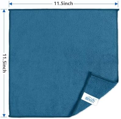 HOMEXCEL 50PK Microfiber Cleaning Cloth, Cleaning Rag for Home, 11.5x11.5in - Image 7