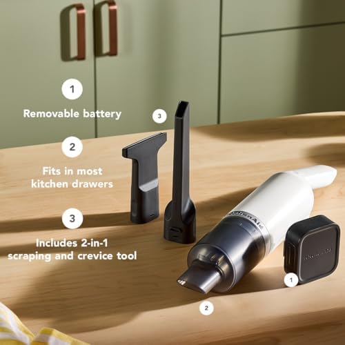 KitchenAid Go Cordless Kitchen Vacuum, Battery Included, KKVR121 - Image 3