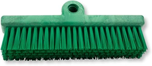 SPARTA 40423EC09 Plastic Floor Scrub Brush, Wall Brush, Equipment Brush with Nonabsorbent Bristles for Industrial Kitchens, Hospitals, Commercial Cleaning, 10 Inches, Green - Image 3