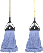 Midoneat Commercial Industrial Heavy Duty Mop with Long Handle,2packs by Midoneat