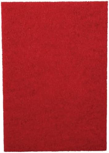 MVP Lead Off Premium Red Buff 14" x 28" Floor Pad (Box of 5) by Sanico