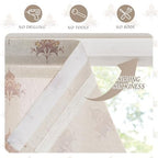StangH Cordless Floral Linen Roman Shades for Windows, W30 x L64, 1 Panel - Image 4