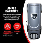 Commercial Lightweight Backpack Bagged Vacuum Cleaner, for Carpet and Hard Floors, 50-Foot Cord, by Rhino - Image 5