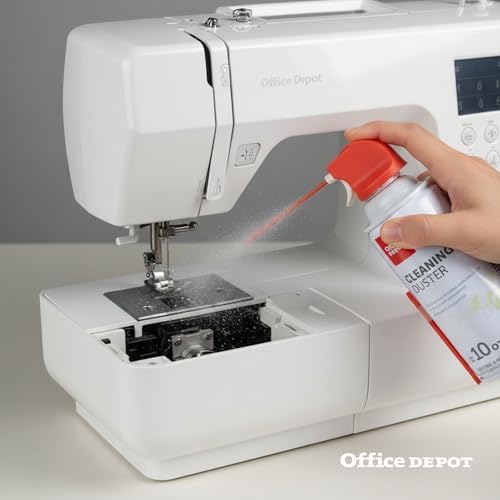 Office Depot Cleaning Duster, 10 Oz Compressed Canned Air for Electronics, Keyboard Cleaner for Computer, Laptop, PC, Printer, Office Equipment, Moisture-Free, Pack of 12 - Image 5