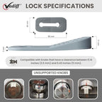 Mom's Choice Award Stove Knob Locks | 5-Pack Silicone Child Safety Lock Set - Image 5
