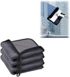 Shiny Towel Wipes Cleaning Cloths 3pcs Replacement Microfiber Towel for Disposable Dust Mop, Super Absorbent Shiny Shower Wipes Cleaning Cloths for Window Bathroom Car Mirror (3pcs Squeegee Refill) by VigilLox