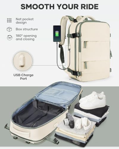 coofay Vacuum Backpack Travel with Pump Vacpack Travel Backpack with Vacuum System Compression Backpacks - Image 6
