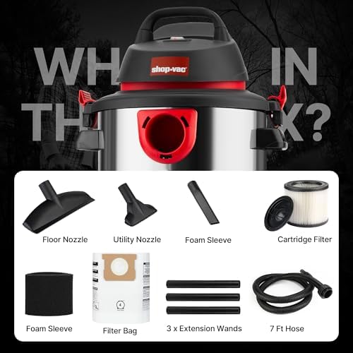 Shop-Vac 5989305 5 Gallon 4.5 Peak HP Wet/Dry Vacuum with Blower Function - Image 4