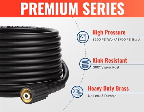 YAMATIC Pressure Washer Gun and 25 FT Hose with Extension Wand 3/8"&M22-14 - Image 4