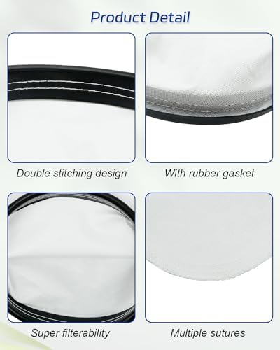 4 Pack Vacuum Filter Bag Cloth 2KE2105000 Replacement Compatible with Hoover&Royal Backpack Cloth Shoulder Vacuum Cleaner C2401 RY4000 - Image 5