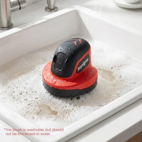 Electric Grill Brush for Outdoor Grill- 4 Replaceable Heads, 3000mAh IPX7 Waterproof BBQ Cleaning Scrubber for Kitchen & Car & Bathroom - Ideal Mother’s for Grill Lovers, Dad, Mom - Image 5