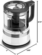 KitchenAid KFC3516WH 3.5 Cup Food Chopper, White (Pack of 2) - Image 5