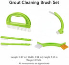 Grout Cleaning Brush Set, 4-Piece Tile Scrubbing Tool Kit for Narrow Gaps and Corners, Durable PP Plastic Crevice Cleaner for Bathroom Shower and Kitchen Backsplash (Set of 4) - Image 7