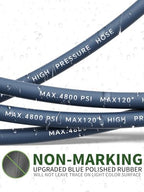 3/8" 4800PSI Pressure Washer Hose 100FT Swivel Quick Connect - Image 5