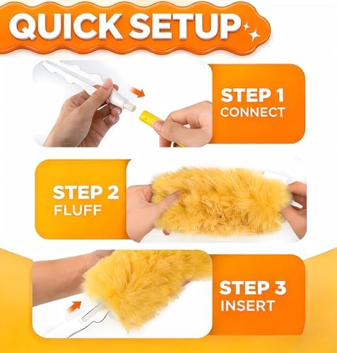 30 Count Duster Refills Compatible with Swiffer,Heavy Duty Duster Refills - Image 4