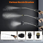 3500w Handheld High-Temperature Pressurized Steam Cleaner, 5 High Speeds Portable Tankless Pressurized Cleaning Machine, Steam Cleaner for Car Detailing, Grout Tile, Commercial Home Kitchen Bathroom - Image 6