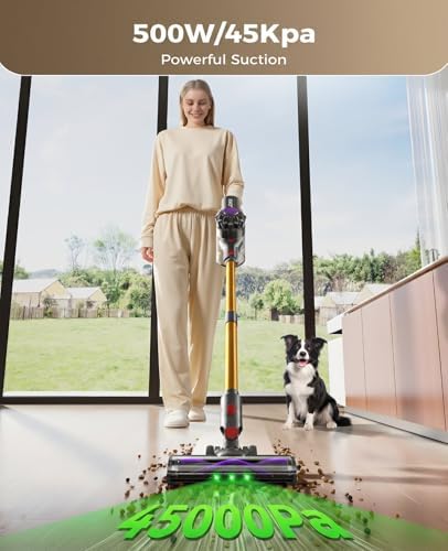 Cordless Vacuum Cleaner, 500W 45KPA Stick Vacuum Cleaners for Home - Image 2