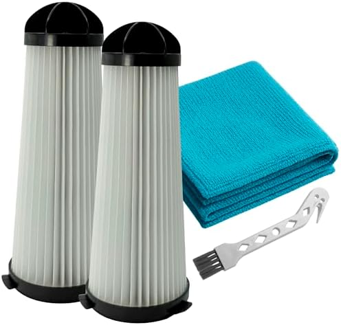 2 Replacement Filter Compatible with Hoover C2401 Backpack Vacuum – Washable Reusable Dust Cartridge for Commercial Shoulder Vac Pro + 1 Cleaning Brush + 1 Microfiber Cloth by 848Store