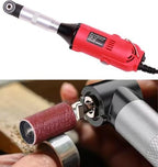 350W Corded Variable Speed Right Angle Die Grinder, Grout Removal Tool, 90 Degree Elbow Handheld Mini Grinder Electric Tool Set for Tile Cleaning, Contour Grinding, Cutting, Polishing, Milling - Image 4