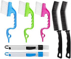 Gap Cleaning Brush Tool,7pcs Hand-held Groove Gap Cleaning Tools,Bathroom Kitchen Edge Corner Grout Cleaning Brushes, Sliding Door or Window Brush. by WPESI