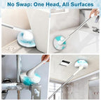 Non-Scratch Tub Tile Scrubber Brush, 48" Long Handle (1-Pack) - Image 5