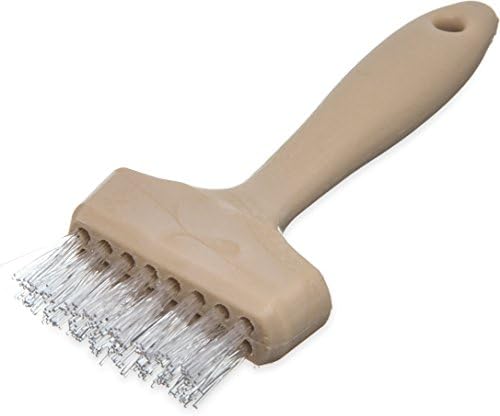 Carlisle FoodService Products 4011400 Wide Waffle Iron Brush, 7", Teflon (Pack of 12) by CarlisleFoodServiceProducts