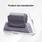 Magic Window Groove Cleaning Brush, Hand-held Crevice Cleaner Tools, Multipurpose Clean Tools Slide Brush Head for Door, Window Slides Replacement Cloth Brush for Corners Gaps scouring Door - Image 2