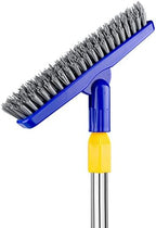 Long Handle Grout Brush for Floor to Wall Grout Line Cleaning,No Knees Floor Scrub Brush with Stiff Bristles for Tile,Shower,Bathroom,Toilet by XUCAI Household Cleaning Supplies-Dreamy Blue by XUCAIHomeCleaningGadgets