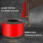 Vinyl Baseboard Molding Trim 4 Inch Peel and Stick Cove Base - Image 2