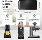 Ibyx Appliance Slider, Sliding Tray for Coffee Maker, 7.5 x 14.5 in, Black - Image 5