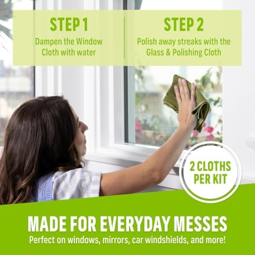 E-Cloth Window and Glass Cleaner Kit, Just Add Water - 1 Kit - Image 2
