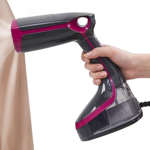Handheld Steamer for Clothes, 5000Pa Suction Vacuum Steamer & Iron for Garment Grip, Wrinkle Remove, 12 Oz Large Tank, Travel Dual Voltage by Unknown