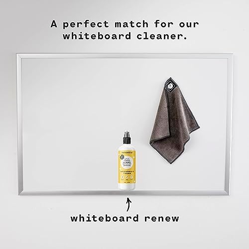 Remooble 4 Pack Magnetic Microfiber Cleaning Cloth Dry Erasers for Whiteboards - Towel Hangs on Metal Edged White Boards, Glassboards, and Blackboards Washable - 10'' X 10'' - Image 6