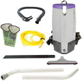 Super Coach Pro 10, 10 qt. Backpack Vacuum w/Horse Hair and Nylon Brush Blend Hard SurfaceTool Kit, 107342, Corded by ProTeam