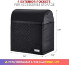 HOMEST Stand Mixer Dust Cover for KitchenAid 6/7/8 Quart Bowl Lift - Image 3