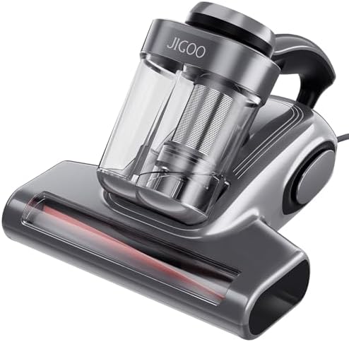 JIGOO J300 Bed Vacuum Cleaner, Dust Sensor, Pet Hair, UV and Heat, Corded by DeepCleanTheUnseen-JIGOO